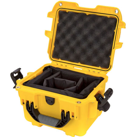 Nanuk 908 Case with Padded Dividers, Yellow
