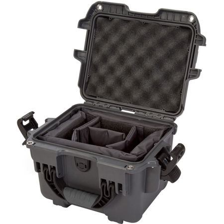 Nanuk 908 Case with Padded Dividers, Graphite