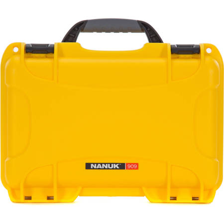 Nanuk 909 Case, No Foam, Yellow