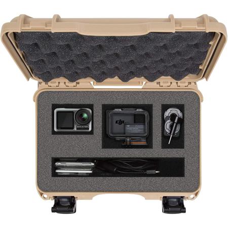 Nanuk Media Series 909 Waterproof Hard Case for DJI Osmo Action, Tan