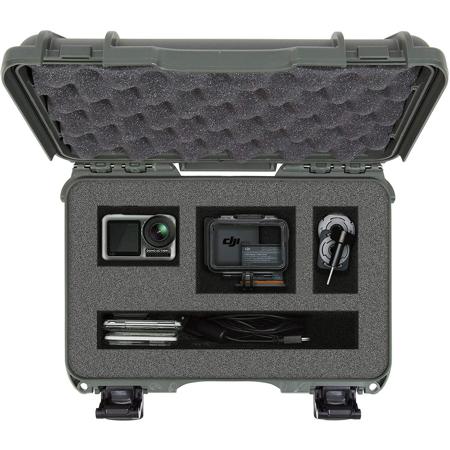 Nanuk Media Series 909 Waterproof Hard Case for DJI Osmo Action, Olive