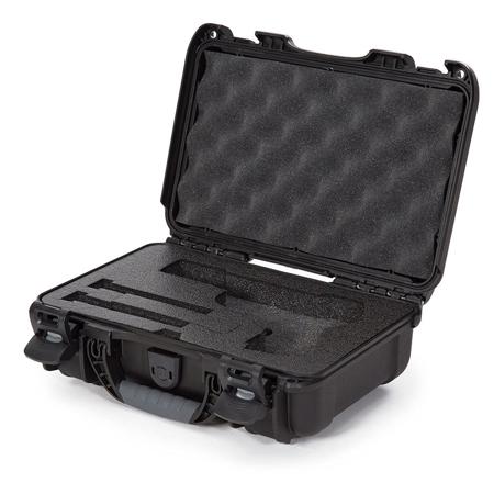 Nanuk 909 Classic Pistol Case, Holds 2 Single Stack or 1 Double Stack Mag, Black