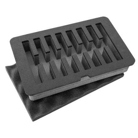 Nanuk 909 Customized Foam Insert for 8 Knives