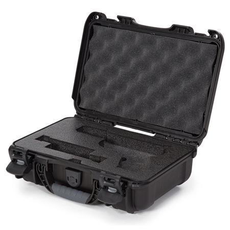 Nanuk 909 Glock Pistol Case, Holds Most Glock Pistols and Two Magazines, Black