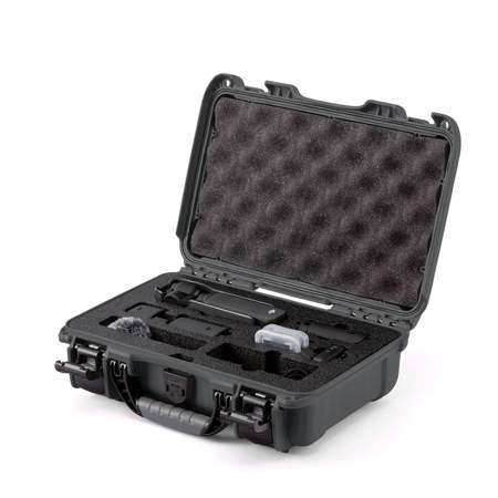 Nanuk 909 Waterproof Hard Case w/Custom Foam Insert for DJI Osmo Pocket 3 Camera Graphite