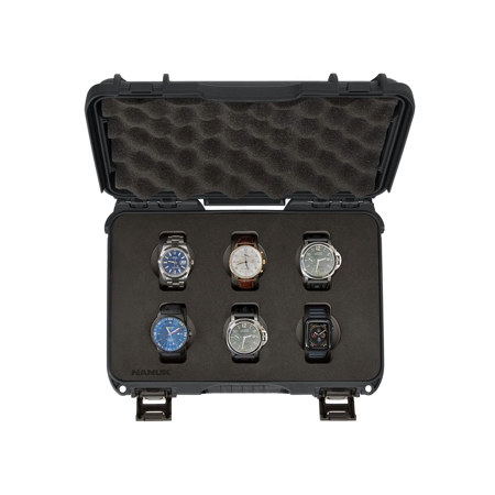 Nanuk 909 Waterproof Watch Case with Foam Insert, Graphite
