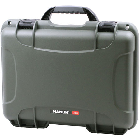 Nanuk Medium Series 910 NK-7 Resin Waterproof Protective Case, Olive