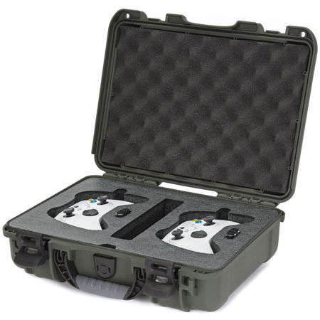Nanuk 910 Waterproof Hard Case with Foam Insert for GoPro Hero 9 and 10, Olive