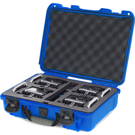 Nanuk 910 Waterproof Hard Case with Foam Insert for GoPro Hero 9 and 10, Blue