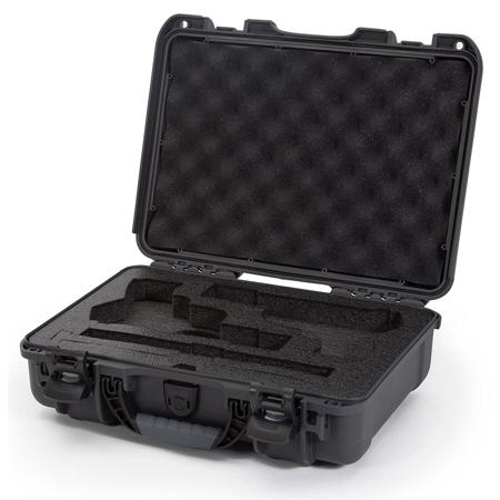 Nanuk 910 2Up Classic Pistol Case, Holds Two Pistols and Two Single Stack or Two Double Stack Magazines, Graphite