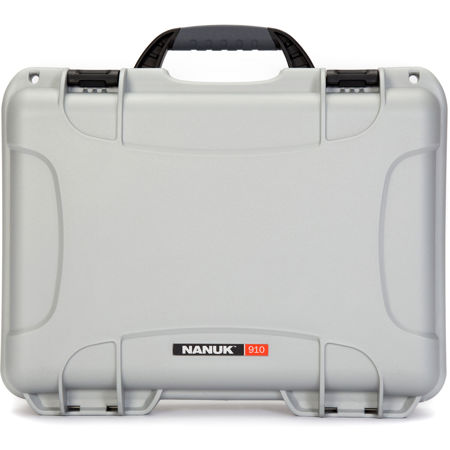 Nanuk 910 Waterproof Hard Case w/Foam Insert for DJI Mini SE Fly More Kit,Silver