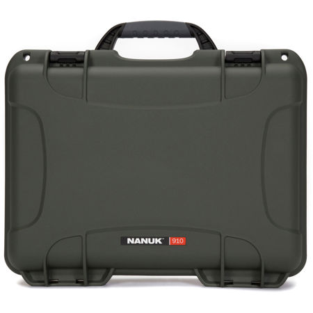 Nanuk 910 Waterproof Hard Case w/Foam Insert for DJI Mini SE Fly More Kit, Olive
