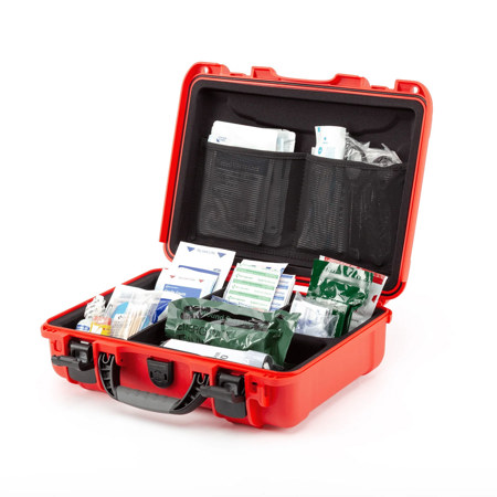 Nanuk 910 Trauma and First Aid Kit, Red