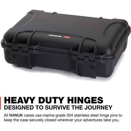 Nanuk 910 Waterproof Hard Case with Foam Insert for 2x Xbox