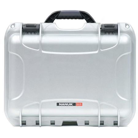 Nanuk Medium Series 915 NK-7 Resin Waterproof Protective Case with Foam, Silver