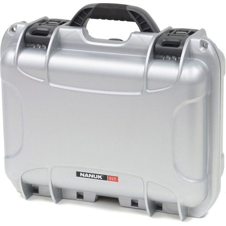 Nanuk Medium Series 915 NK-7 Resin Protective Case with Padded Dividers, Silver