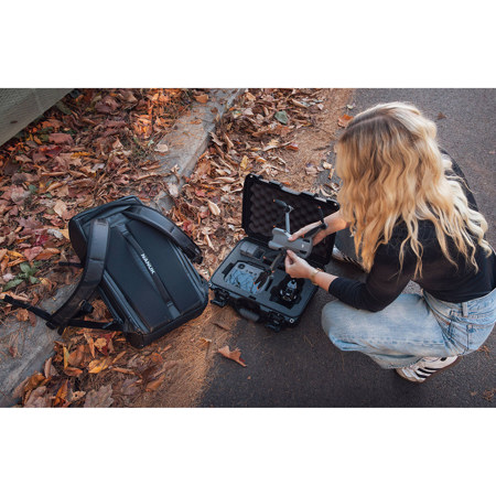 Nanuk 915 Waterproof Hard Case with Foam for DJI Mini 5 Pro Fly