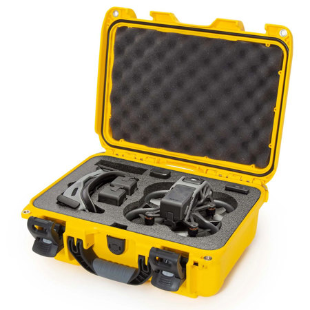 Nanuk 915 Waterproof Hard Case w/Foam for DJI Avata Pro-View Combo, Yellow