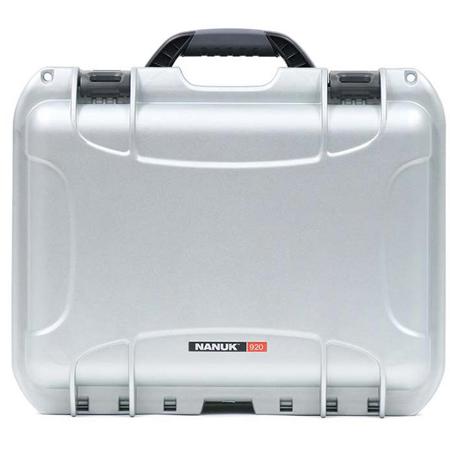Nanuk Medium Series 920 NK-7 Resin Protective Case with Padded Dividers, Silver