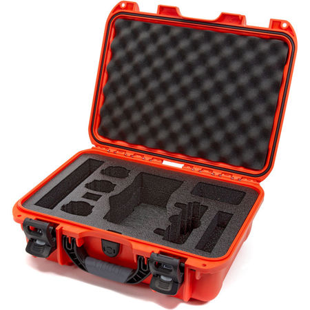 Nanuk 920 Hard-Shell Carrying Case with Foam for DJI Mavic 2 Pro & Zoom, Orange
