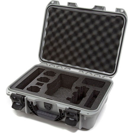 Nanuk 920 Hard-Shell Carrying Case with Foam for DJI Mavic 2 Pro & Zoom, Silver