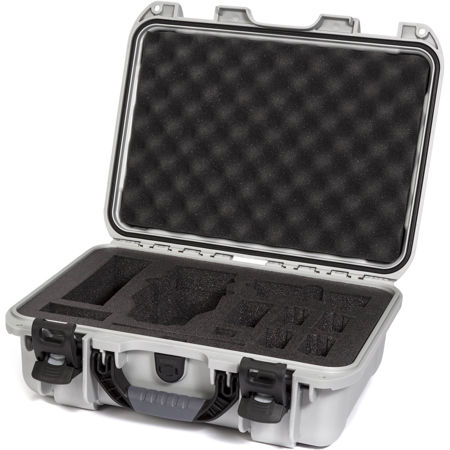 Nanuk 920 Waterproof Hard Case with Custom Foam Insert for DJI Mavic PRO, Silver