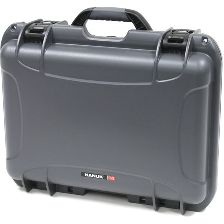 Nanuk Large Series 925 NK-7 Resin Protective Case with Padded Dividers, Graphite
