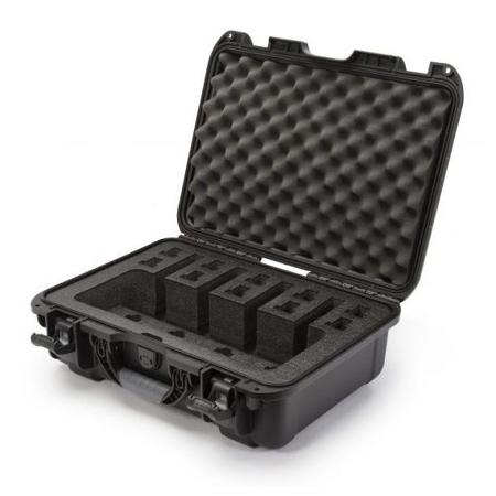 Nanuk 925 4 UP Pistol Case with Foam Insert, Black