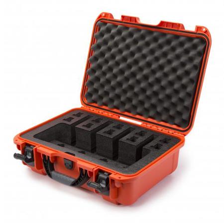 Nanuk 925 4 UP Pistol Case with Foam Insert, Orange