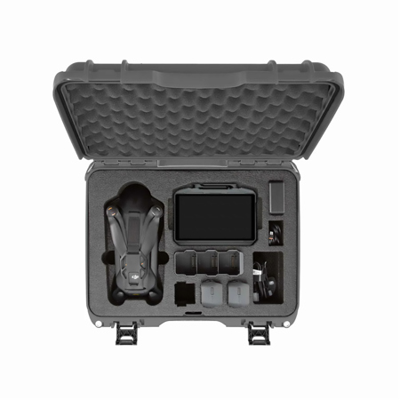 Nanuk 925 Waterproof Hard Case With Custom Foam For DJI Mavic 3 Fly More/Cine Premium Combo - Orange
