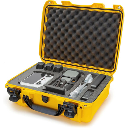 Nanuk 925 Waterproof Case with Foam for DJI Mavic 3 Pro Fly More/Cine Combo Yellow