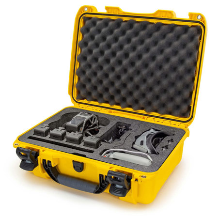 Nanuk 925 Waterproof Hard Case for DJI Avata, Goggles & Fly More Combo, Yellow