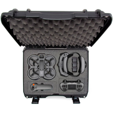 Nanuk 925 Waterproof Hard Case w/Foam Insert for Avata 2 Fly More Combo, Black