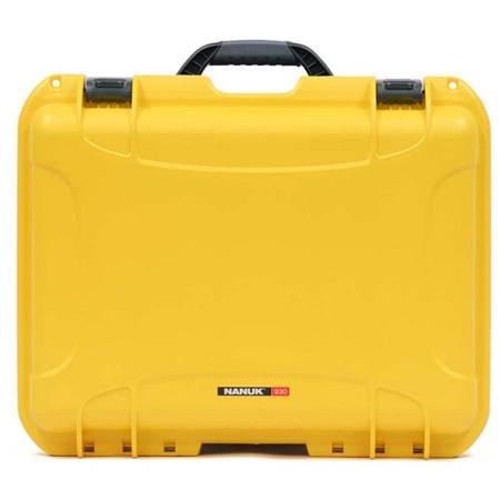 Nanuk Large Series 930 Lightweight NK-7 Resin Waterproof Protective Case with Foam, Yellow