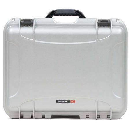 Nanuk Large Series 930 NK-7 Resin Waterproof Protective Case with Foam, Silver