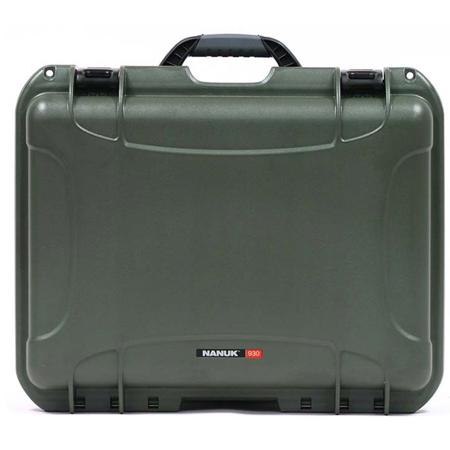 Nanuk Large Series 930 NK-7 Resin Waterproof Protective Case with Foam, Olive