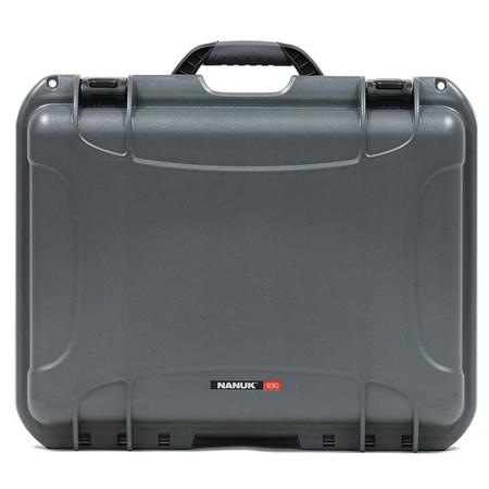 Nanuk Large Series 930 NK-7 Resin Waterproof Protective Case with Foam, Graphite
