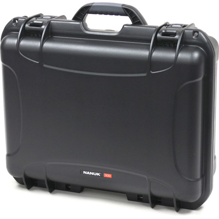 Nanuk Large 930 Lightweight NK-7 Resin Waterproof Case with Padded Divider,Black