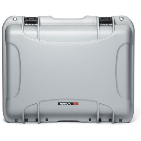Nanuk 933 Lightweight NK-7 Resin Waterproof Protective Case With Foam, SiIver