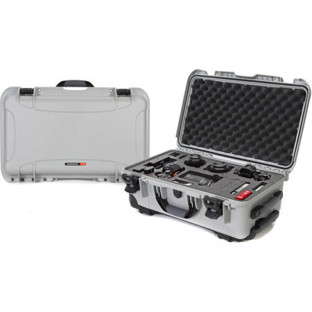 Nanuk Media Series 935 Wheeled Waterproof Hard Case with Foam Insert, Silver