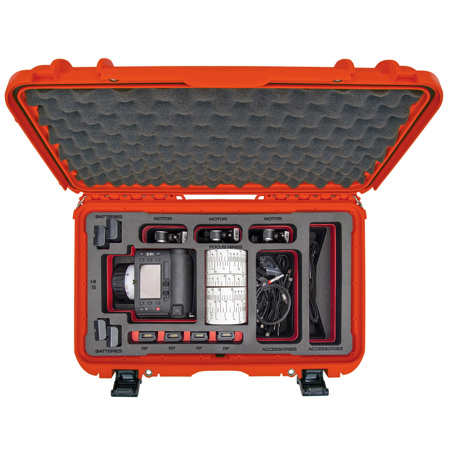 Nanuk 935 Wheeled Waterproof Case with Foam Insert for ARRI Hi-5, Orange
