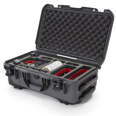 Nanuk 935 Wheeled Waterproof Case with Foam Insert for ARRI Hi-5, Graphite