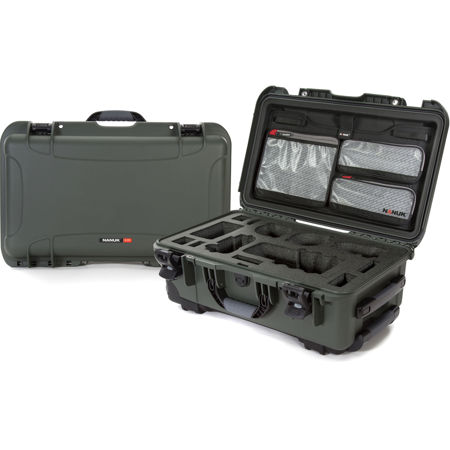 Nanuk 935 Wheeled Hard Case with Foam Insert for Sony A7R, Olive
