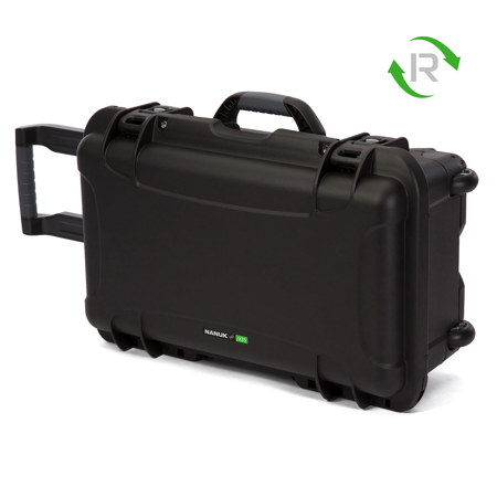 Nanuk R 935 Wheeled Eco-Friendly Hard Case with Lid Organizer & Dividers, Black