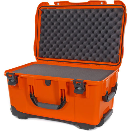 Nanuk Wheeled Series 938 Lightweight NK-7 Resin Waterproof Hard Case with Foam Insert, Orange