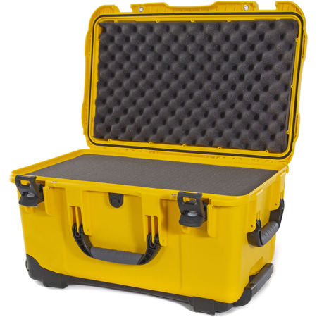 Nanuk Wheeled Series 938 Waterproof Hard Case with Foam Insert, Yellow