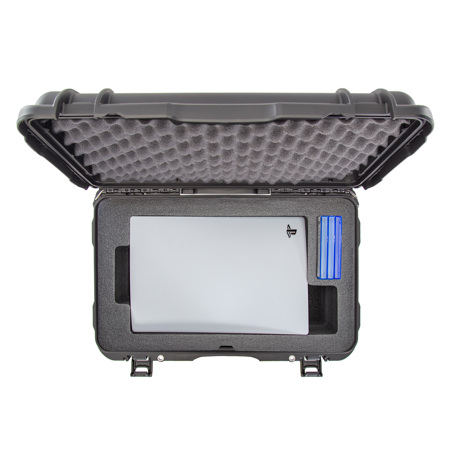 Nanuk 938 Wheeled Waterproof Case with Foam Insert for PS5 Console, Black