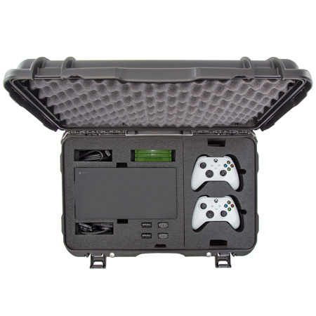 Nanuk 938 Waterproof Hard Case with Foam Insert for Xbox Series X|S, Black
