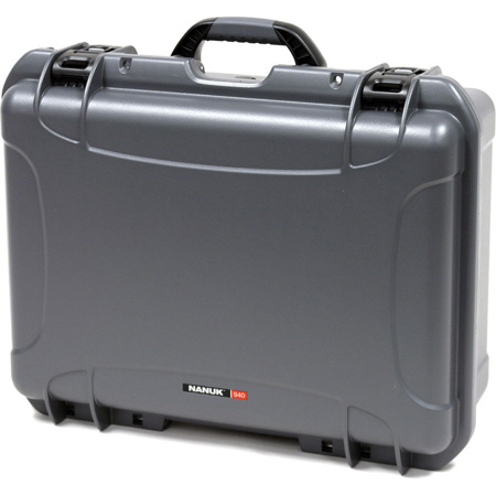 Nanuk Large Series 940 NK-7 Resin Waterproof Protective Case, Graphite
