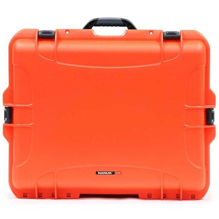 Nanuk Large Series 945 NK-7 Resin Protective Case with Padded Dividers, Orange